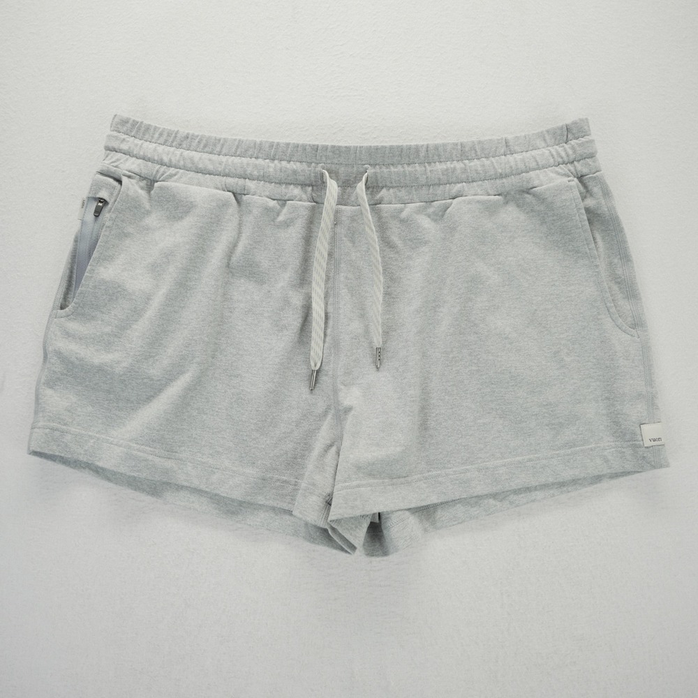 Vuori Performance Shorts Womens Large Gray Heather VW339 Halo Performance 2.0